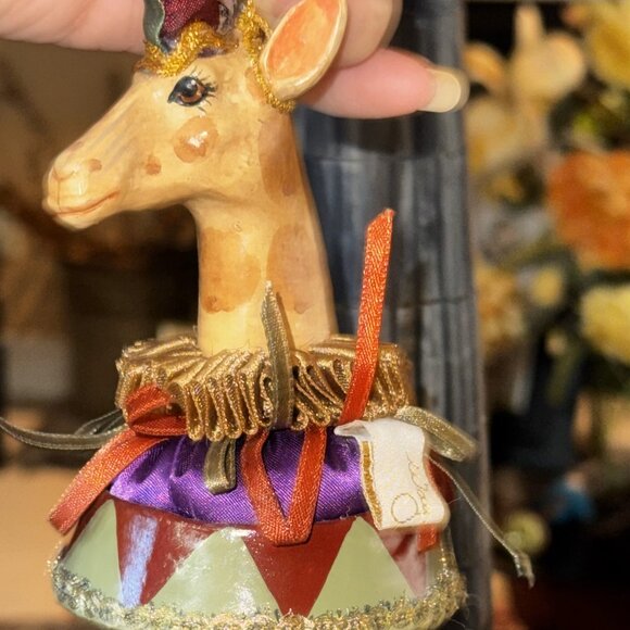 Katherine's Collection Wayne Kleski Giraffe Ornament - Picture 2 of 4